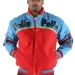 Pelle Pelle Throwback Soda Club Blue & Red Jacket