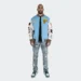 Pelle Pelle Light Blue Varsity Jacket