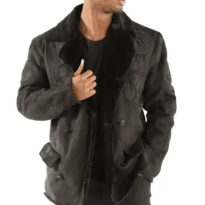 Pelle Pelle Victory Brown Pea Coat