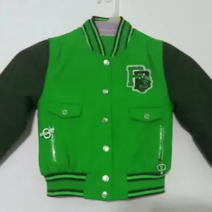Pelle Pelle Vintage Green Varsity Jacket