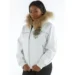 Pelle Pelle White Fur Hood Jacket