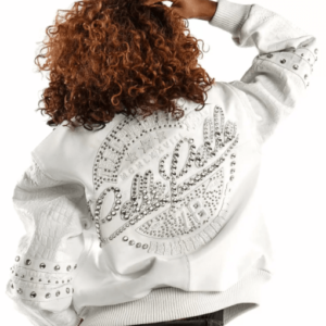 Pelle Pelle Women White Leather Jacket