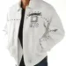 Pelle Pelle Live Like A King Studded White Jacket