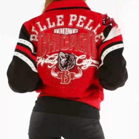 Pelle Pelle Women Black Chicago Tribute Wool Jacket