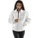 Pelle Pelle Women White Leather Jacket Legend Series