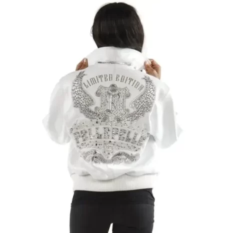 Pelle Pelle Women White Leather Jacket Legend Series