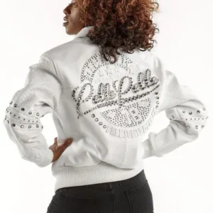 Pelle Pelle Women White Leather Jacket