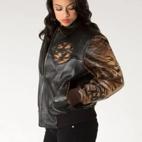 Pelle-Pelle-Womens-Cheetah-Sleeves-Leather-Jacket.webp