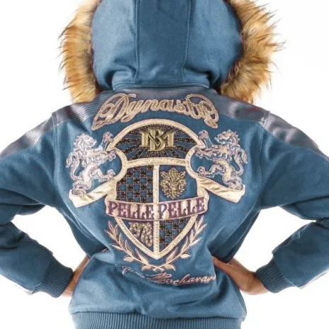 Pelle-Pelle-Womens-Dynasty-Turquoise-Hooded-Jacket.webp