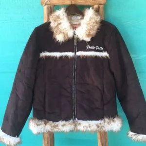 Pelle Pelle Womens Fur Brown Jacket
