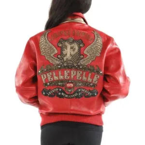 Pelle Pelle Women Red Legend Series Jacket