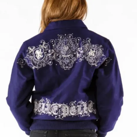 Pelle-Pelle-Womens-Triple-Crest-Shirt-Collar-Blue-Jacket-1.webp