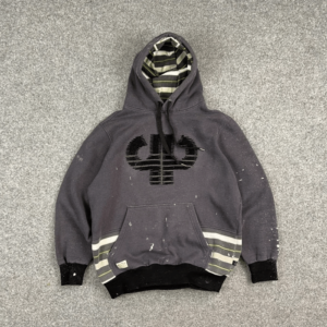 Pelle Pelle Womens Vintage Gray Hoodie
