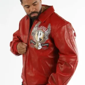Pelle Pelle World Famous Legend Red Jacket