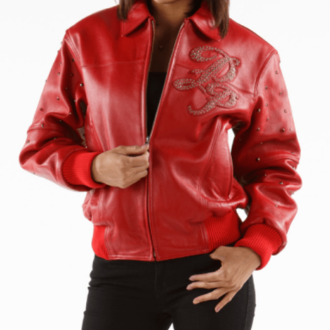 Studded-Sleeves-Red-Pelle-Pelle-Jacket.png