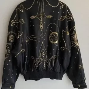 Studs Blouson Marc Buchanan Leather Jacket 