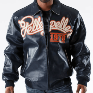 Vintage 35th Anniversary Pelle Pelle Leather & Denim.co Jacket