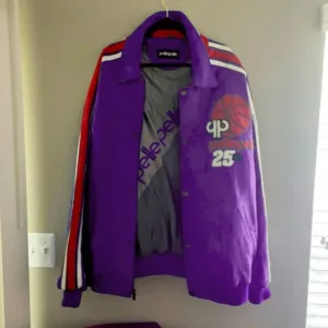 Pelle Pelle Vintage Basketball Purple Jacket