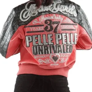 Women Pelle Pelle Avant Garde Melon 37 Years Strong Jacket