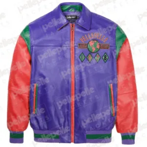 World Famous Red & Blue Soda Club Plush Jacket