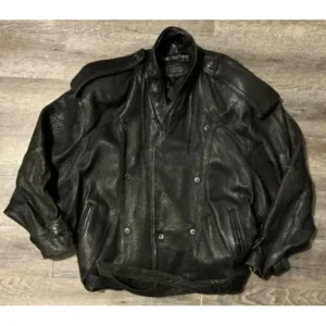 Pelle Pelle Baggy Black Leather Marc Buchanan Jacket