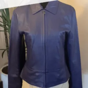 Pelle Dark Purple Leather Jacket