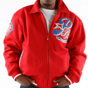 Pelle Pelle Red Philly Tribute Special Cut Wool Jacket