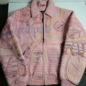 Pelle Pelle Artsy Pink Leather Jacket