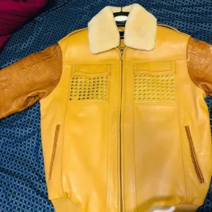 Pelle Pelle Yellow Leather Jacket
