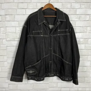 Pelle Pelle Marc Buchanan Charcoal Denim Jacket