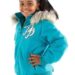 pelle pelle 1978 born free heritage blue fur hooded kids jacket