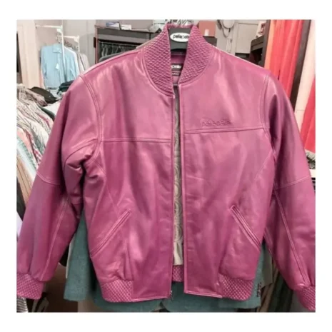 pelle pelle 1978 pink basic leather jacket