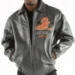 pelle pelle 1978 soda club grey leather jacket