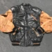 pelle pelle beige sleeves leather jacket