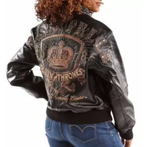 pelle pelle black queen of thrones jacket