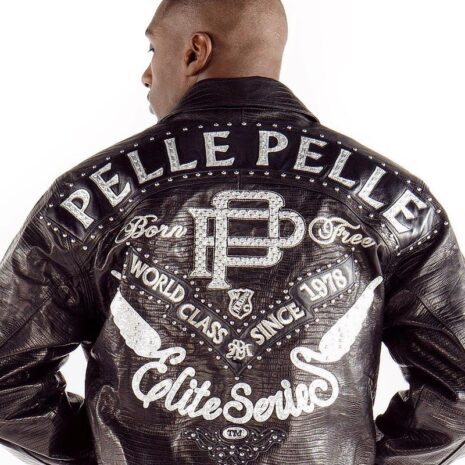 pelle pelle born free purple leather jacket