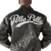 pelle pelle mens 1978 black leather jacket