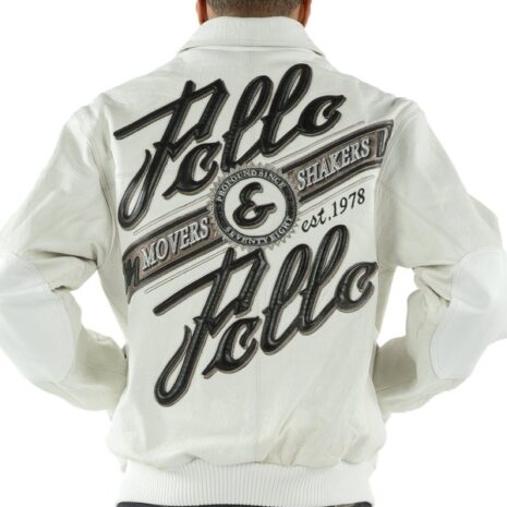 pelle pelle movers and shakers white jacket