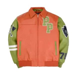 pelle pelle orange renegades jacket