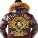 pelle pelle prestige maroon leather jacket