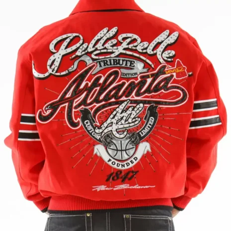  pelle pelle red atlanta tribute cut jacket