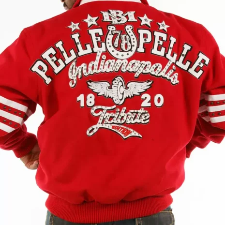 pelle pelle red tribute wool jacket