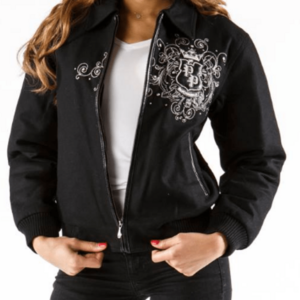 Pelle Pelle Triple-Crest-Shirt Collar Black Jacket