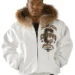 Pelle Pelle Collector Series Fur Hood Jacket White Jacket