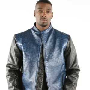 Snake Skin Pattern Pelle Pelle Jacket